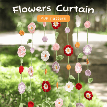 Curtain Flower Crochet Pattern