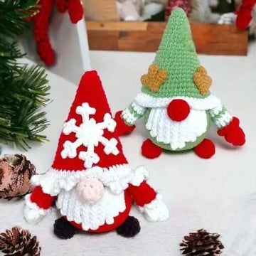 Christmas Gnomes Crochet Pattern - Hooktasy