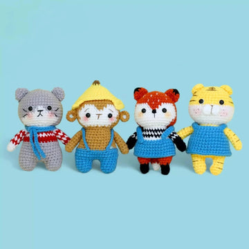 4-in-1 Winter Animals Crochet Pattern