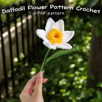 Daffodil Flower Crochet Pattern