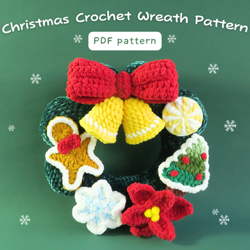 Christmas Wreath Crochet Pattern