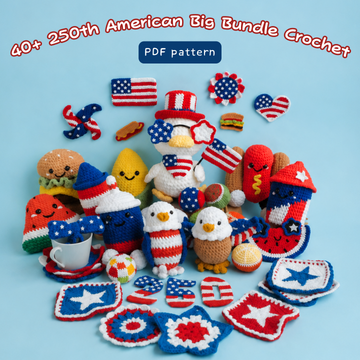40+ 250th American Big Bundle Crochet Pattern