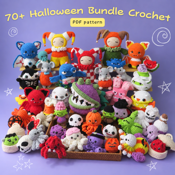 Big Bundle 70+ Halloween Crochet Pattern