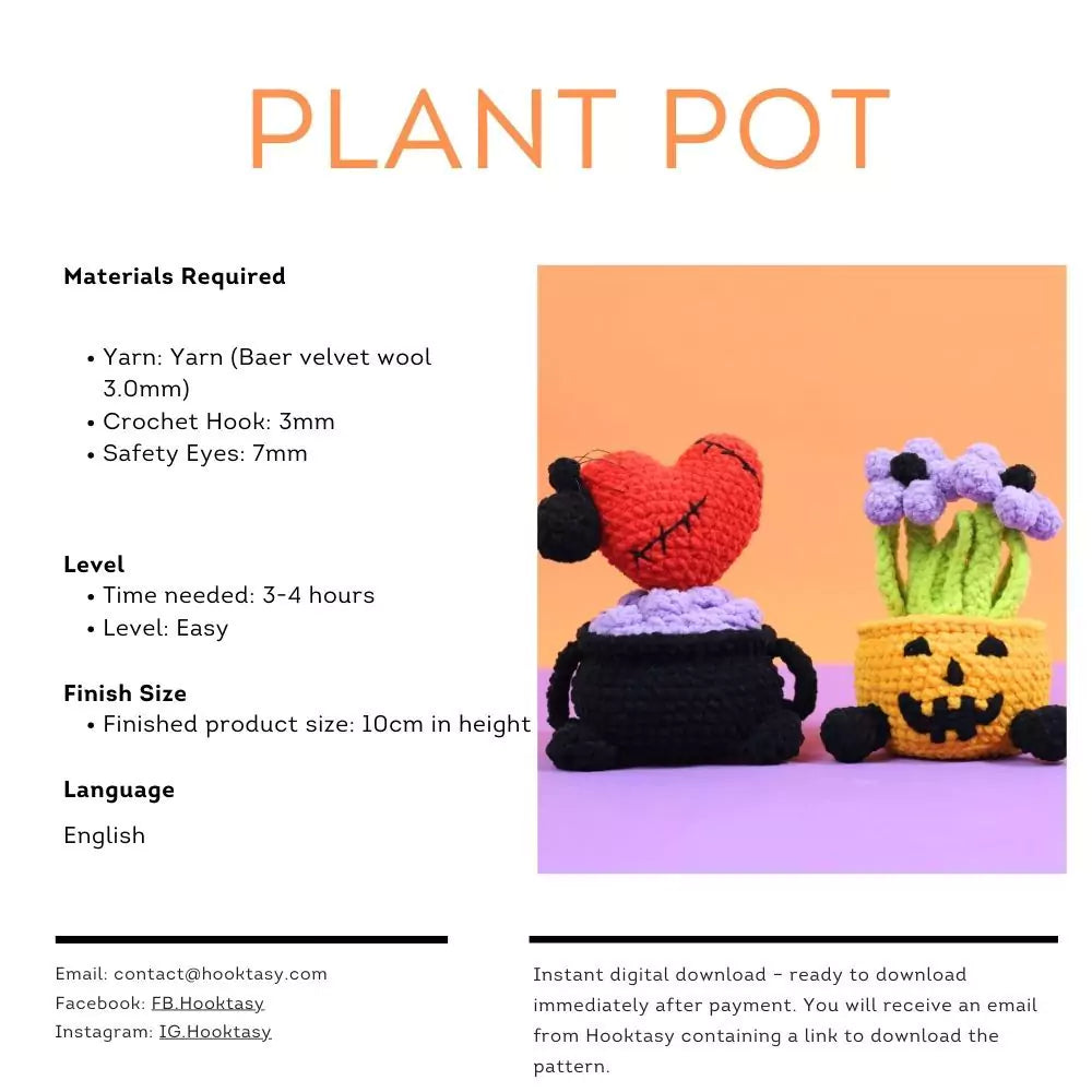 Halloween Plant Pot