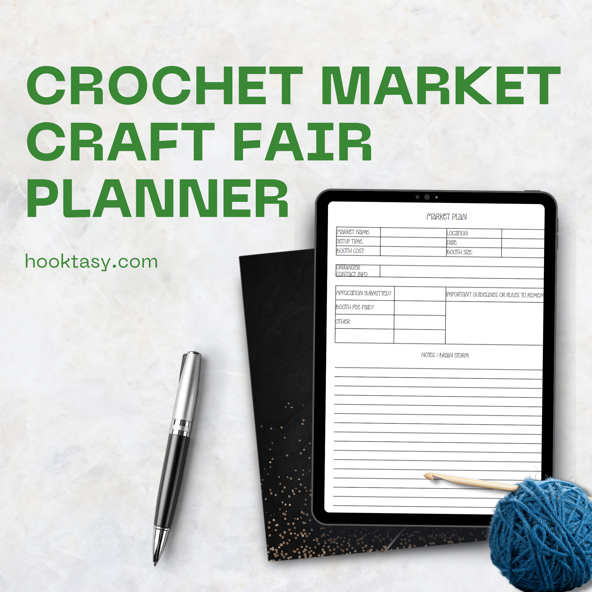 Crochet Market Craft Planner