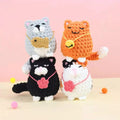 4-in-1 Chubby Cats Crochet Pattern - Hooktasy