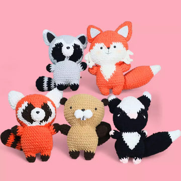 5-in-1 Big Animal Crochet Pattern