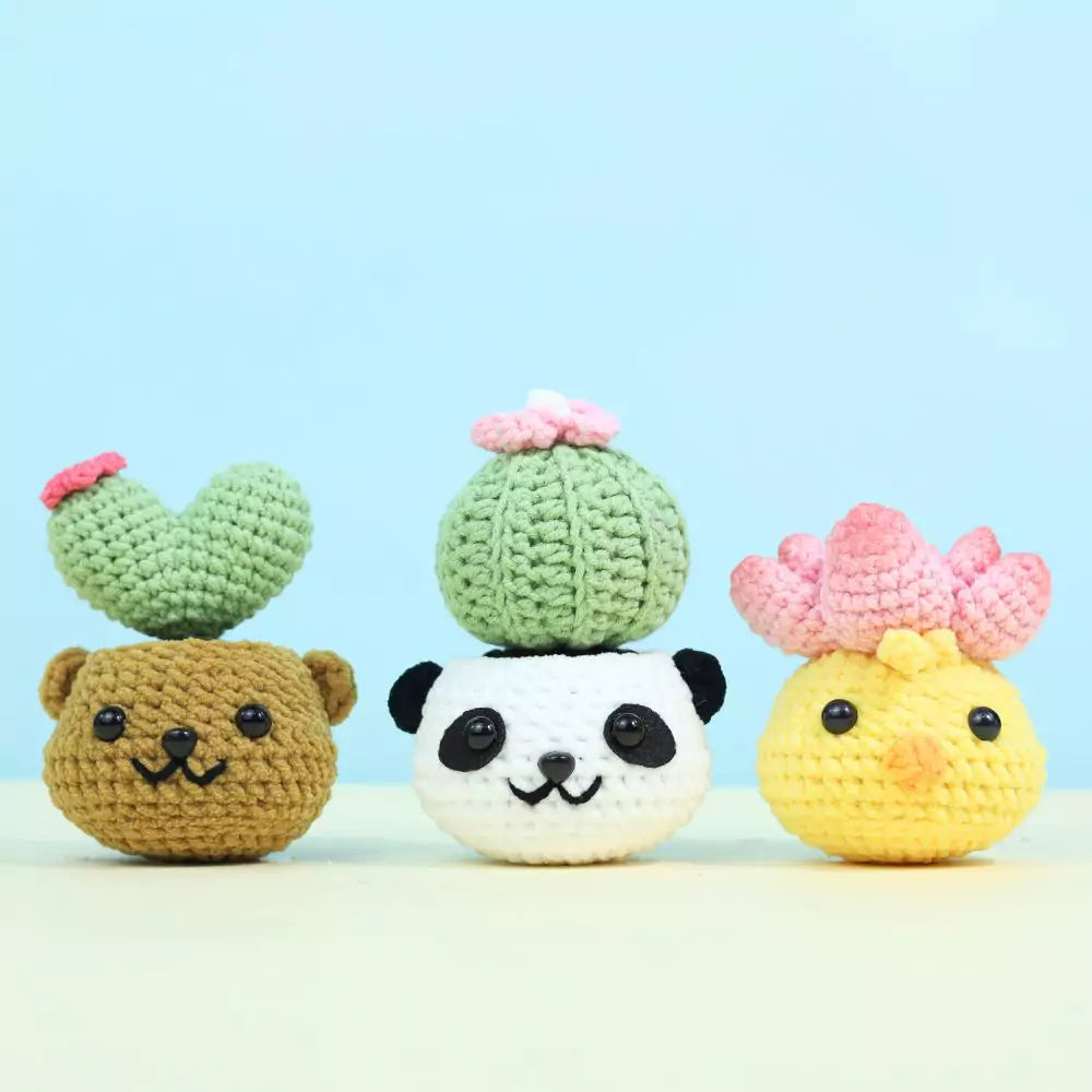 Animal Plant Pot Crochet Pattern