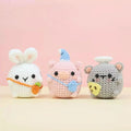 6-in-1 Mochi Animals Hanging Crochet Pattern - Hooktasy