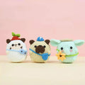 6-in-1 Mochi Animals Hanging Crochet Pattern - Hooktasy