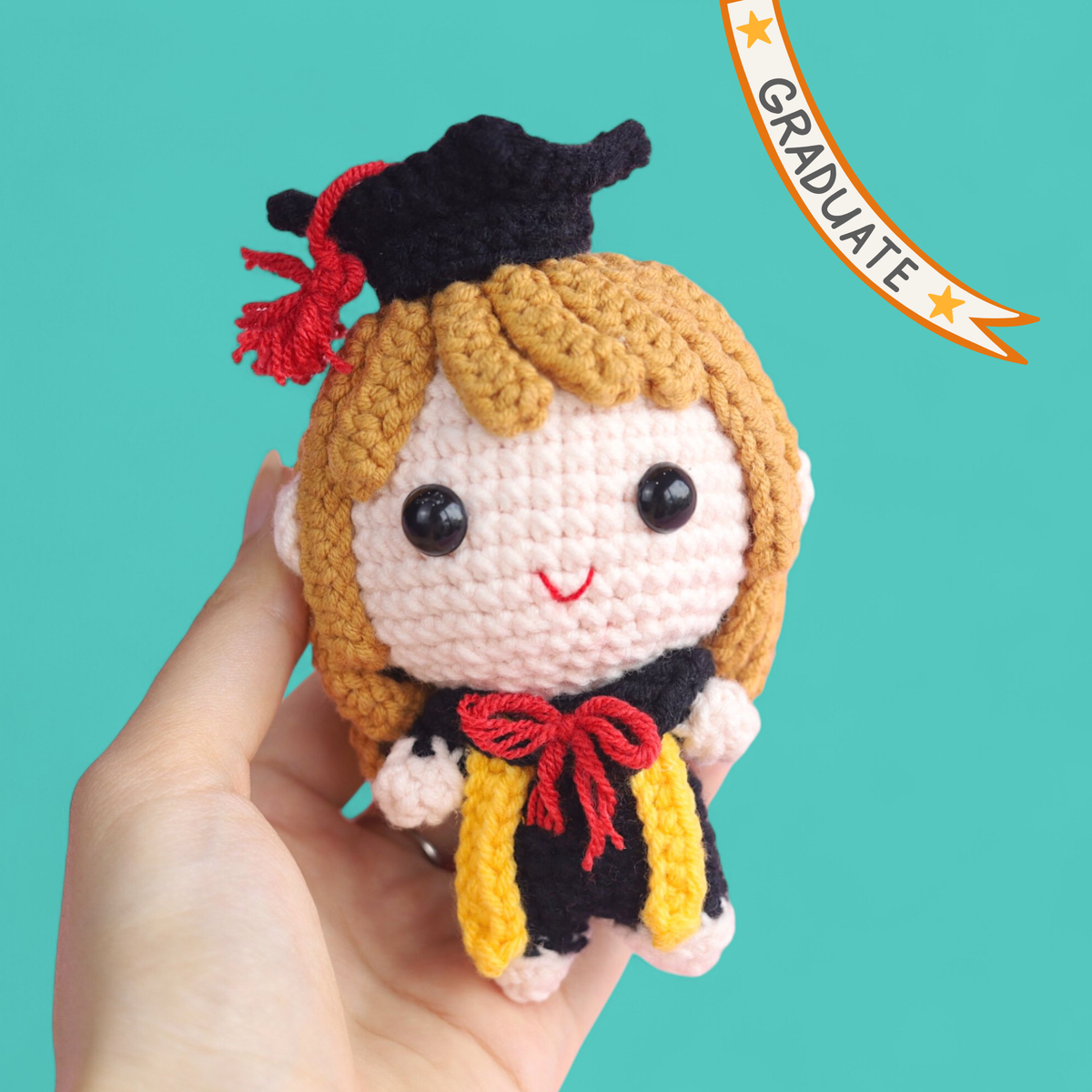 Crochet Tooth Pattern Graduation Graduation Doll Crochet Pattern – Hooktasy