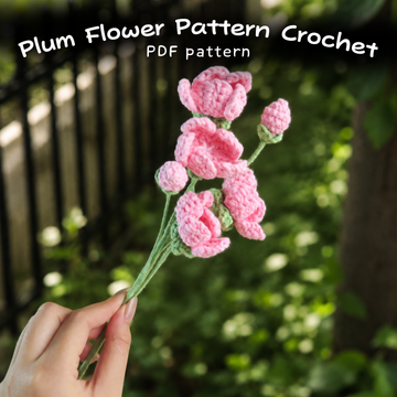 Plum Flower Crochet Pattern
