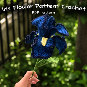 Iris Flower Crochet Pattern