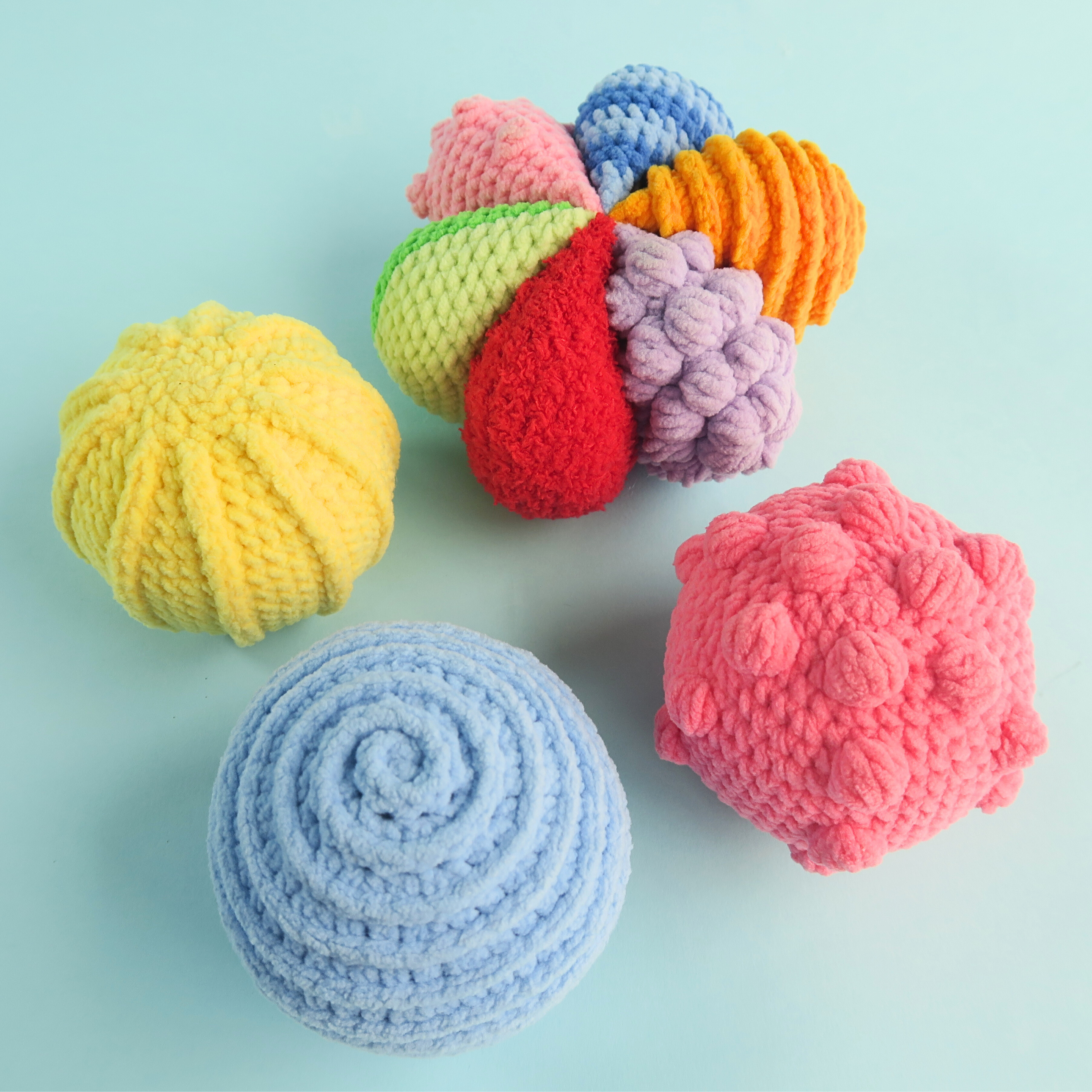 5-in-1 Playful Bundle Toys Crochet Pattern – Hooktasy