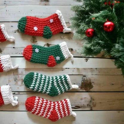 Christmas Stockings Garland Decoration - Hooktasy