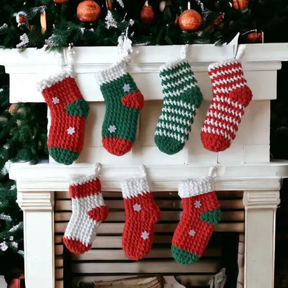 Christmas Stockings Garland Decoration - Hooktasy