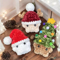 3-in-1 Christmas Mushroom Crochet Pattern - Hooktasy