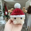 3-in-1 Christmas Mushroom Crochet Pattern - Hooktasy