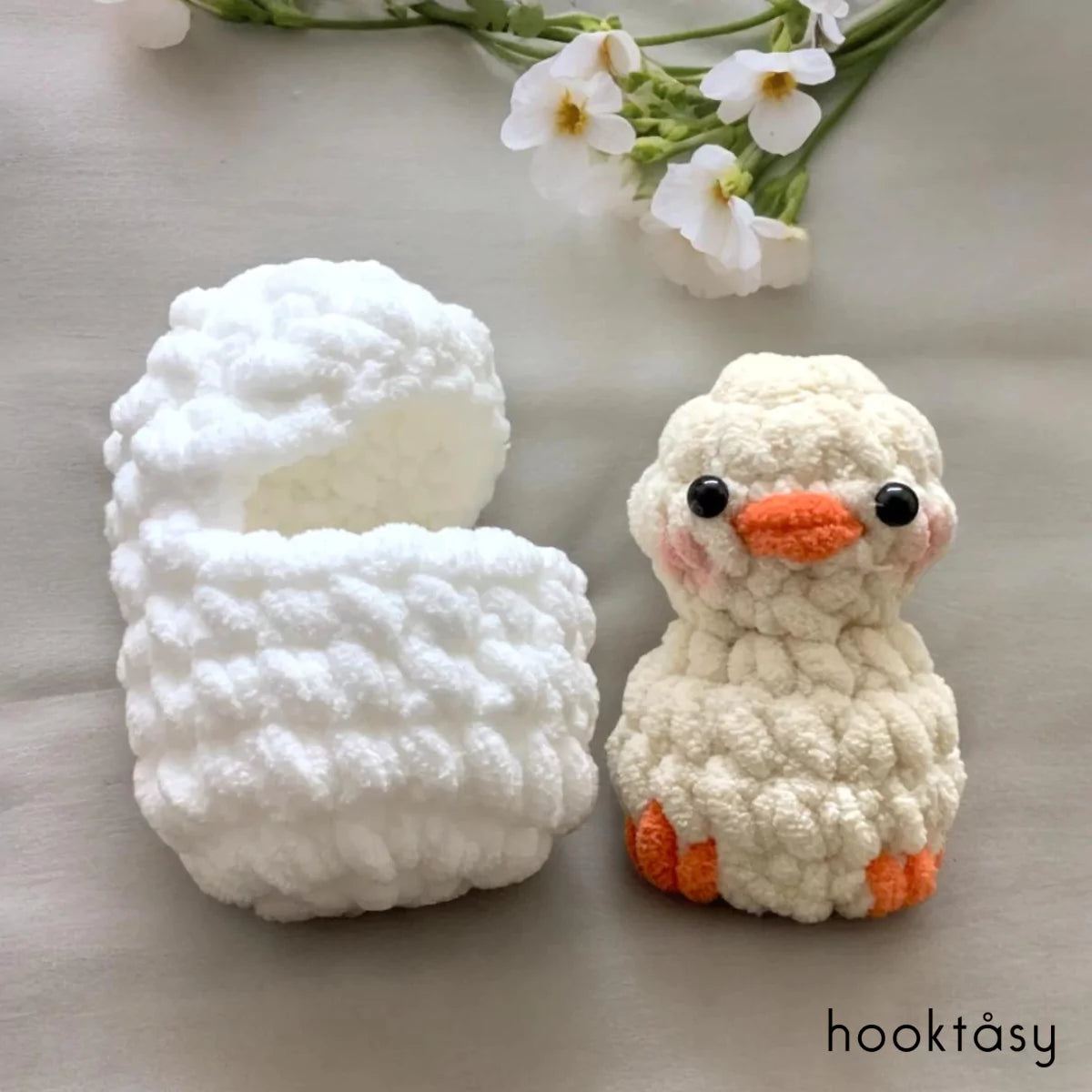 Tiny Crochet duck egg pattern