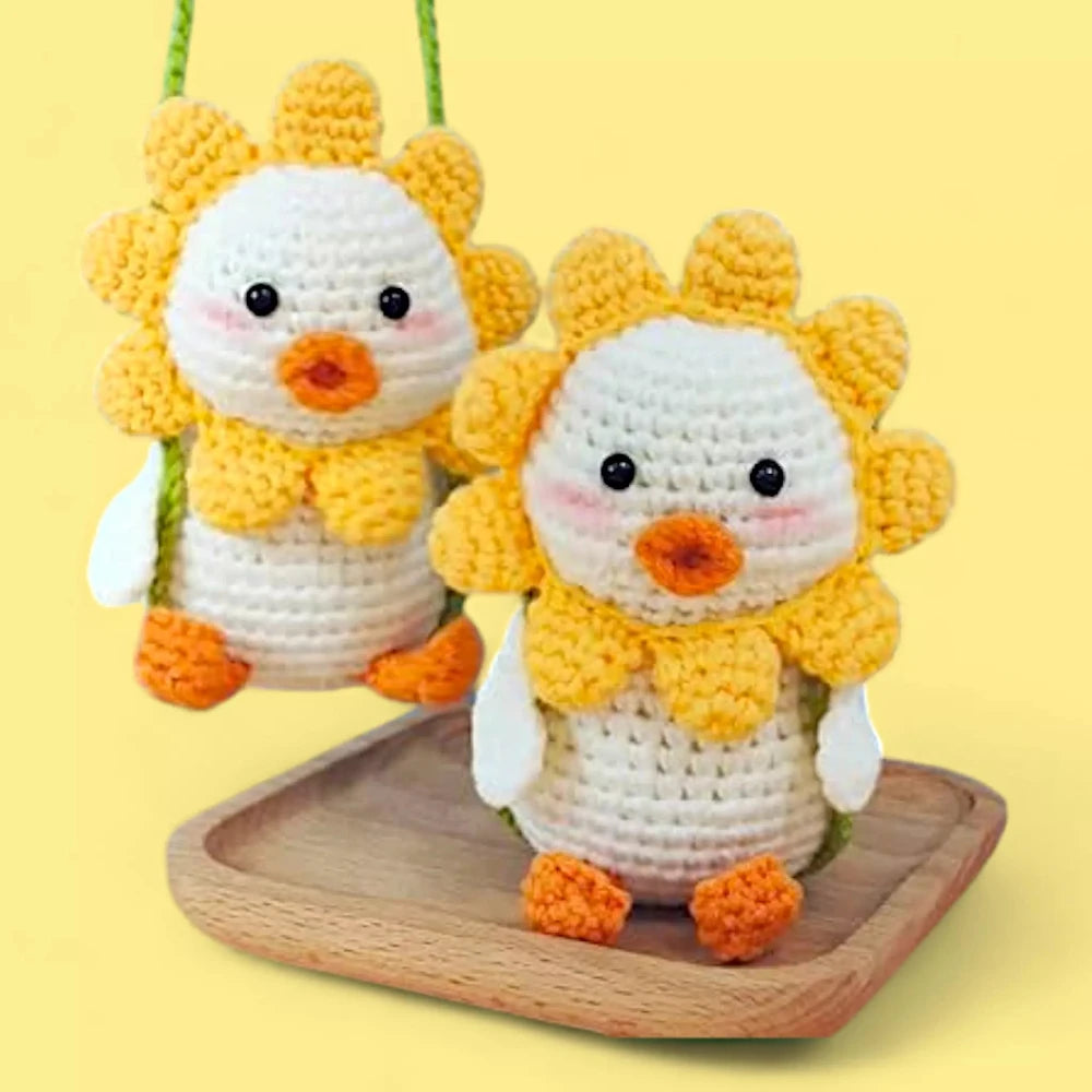 Duck Flower Hanging Crochet Pattern