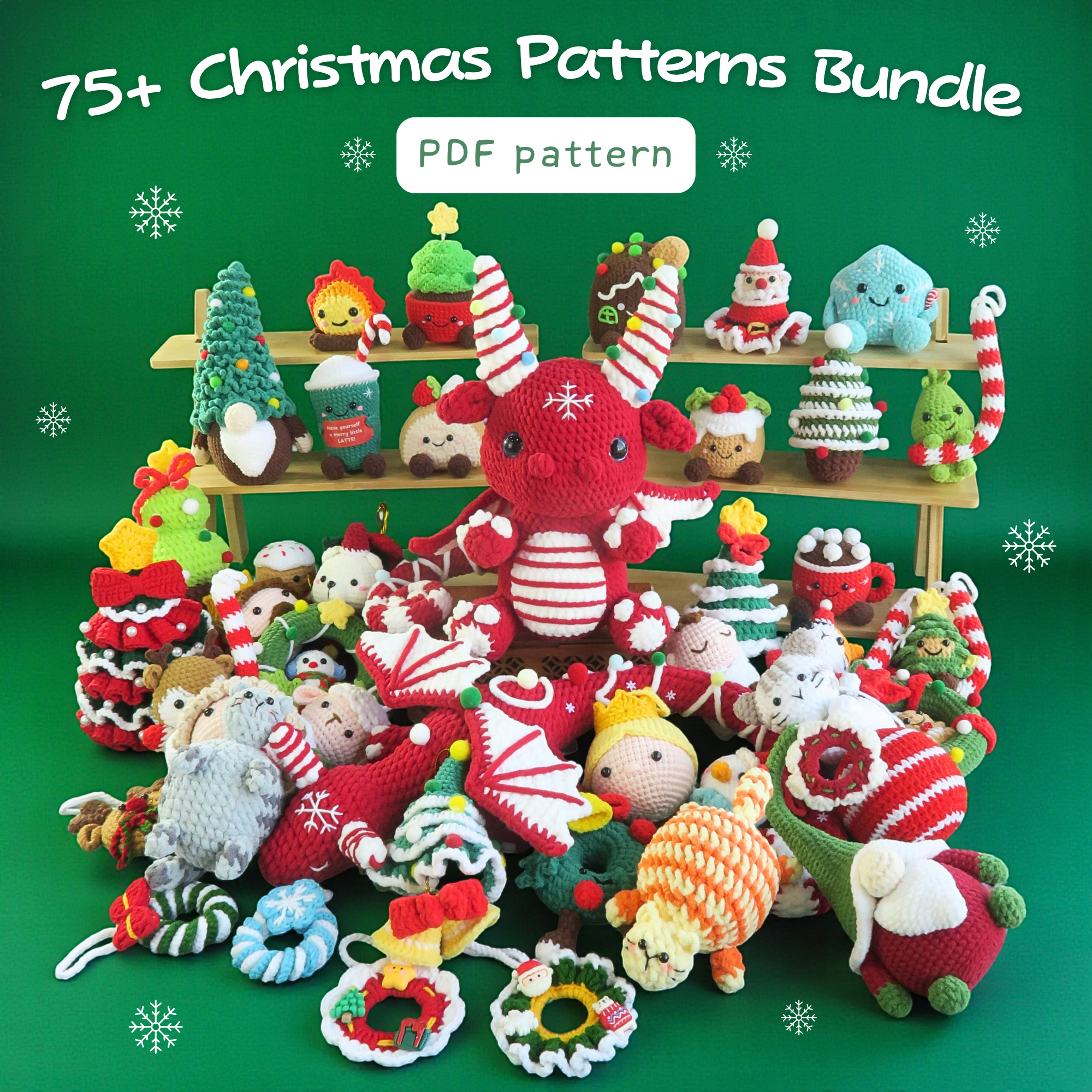 Big Bundle 75+ Christmas Crochet Patterns