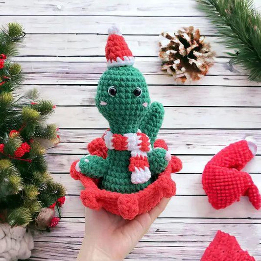 Hatched Baby Dinosaur Christmas - Hooktasy