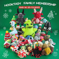 Hooktasy family membership can access in all collection of hot crochet patterns in Hooktasy on a green background.
