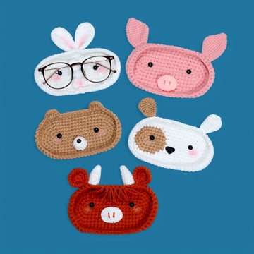 5-in-1 Farm Animals Eyeglasses Holder