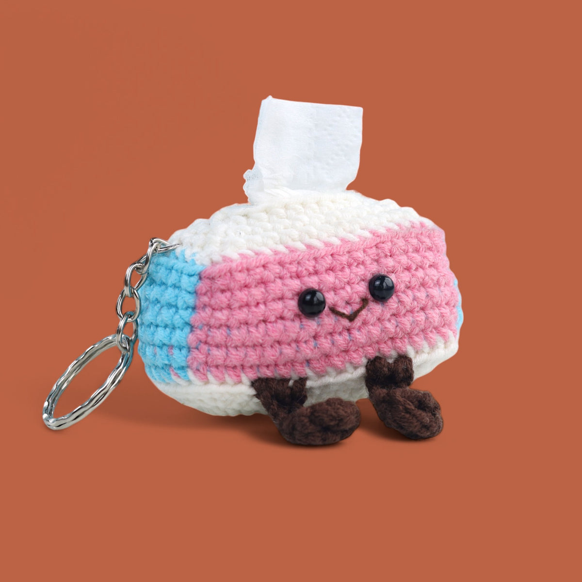 Keychain Tissue Tissue Box Keychain Crochet Pattern – Hooktasy