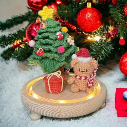 Mini Bear Christmas Keychain - Hooktasy