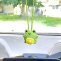 Mini Green Frog Mirror Hanging - Hooktasy