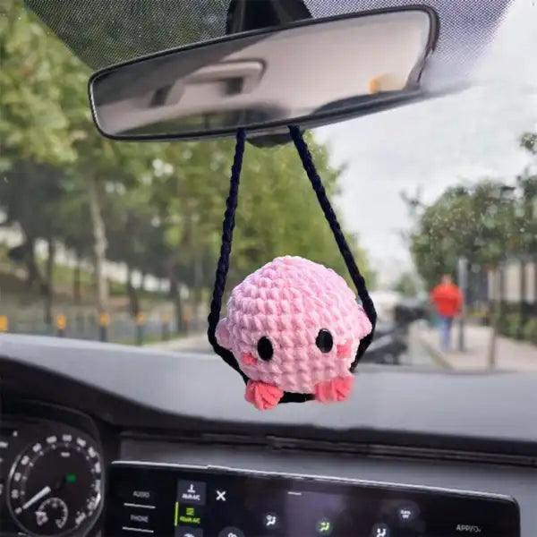 Plushy Kirby Swinging Hanging Car accessory