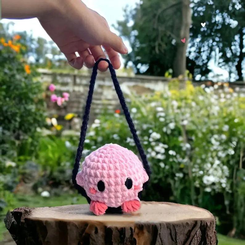 Plushy Kirby Swinging Hanging Car accessory
