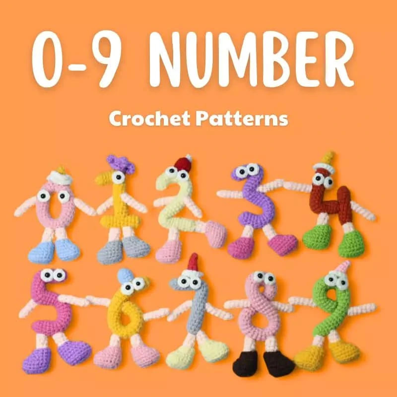 ABCrochet - Alphabet & Number Pattern - Hooktasy