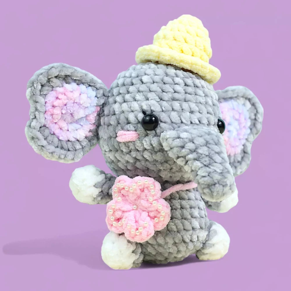 Buddy Gray Elephant Crochet Pattern