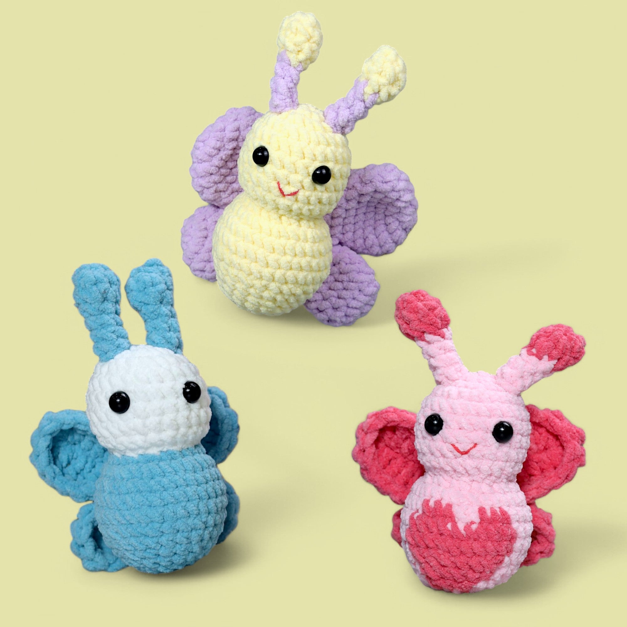 3-in-1 Easter Butterfly Crochet Pattern