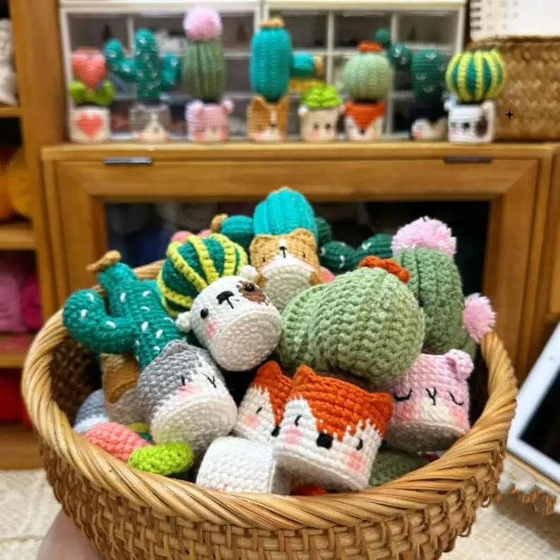 Cactus Animals Crochet Bundle - Hooktasy