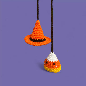 Halloween Cute Candy Corn Hanging Crochet Pattern