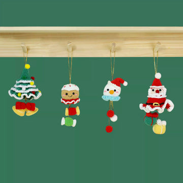 4-in-1 Christmas Bell Car Hanging Pattern