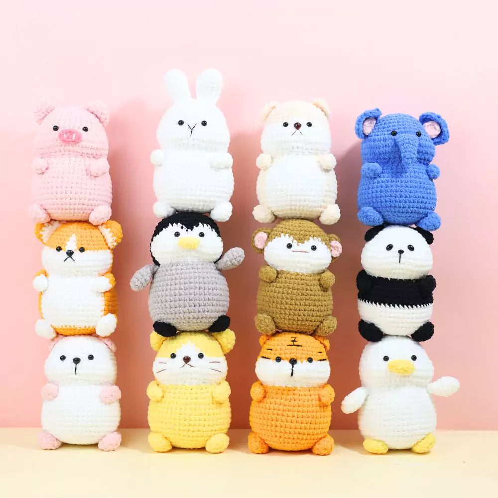 Chubby Animals Crochet Pattern