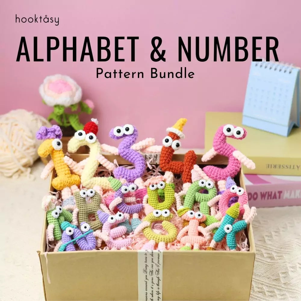 Alphabet & Number Amigurumi Crochet Patterns