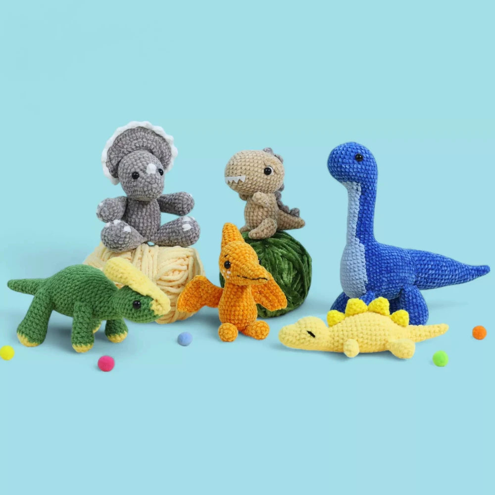 My Dinosaur Friends Crochet Pattern