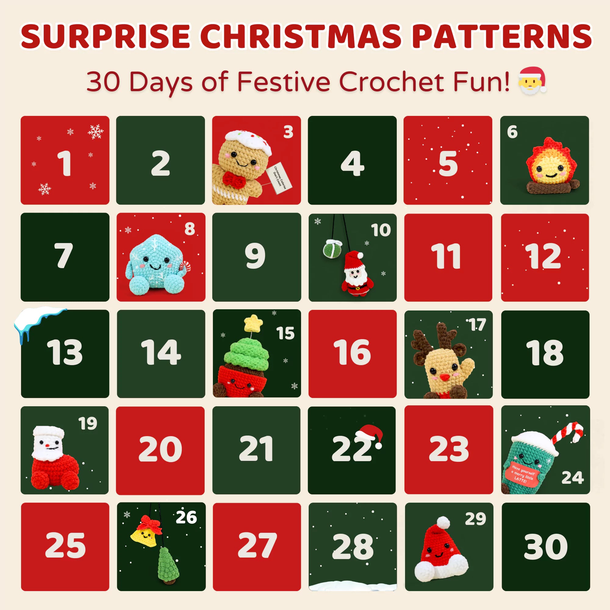 Surprise 30 Christmas Patterns Bundle