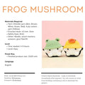 Frog & Duck Mushroom Car Hanging Pattern - Hooktasy