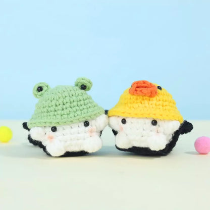 Frog Mushroom Crochet Pattern