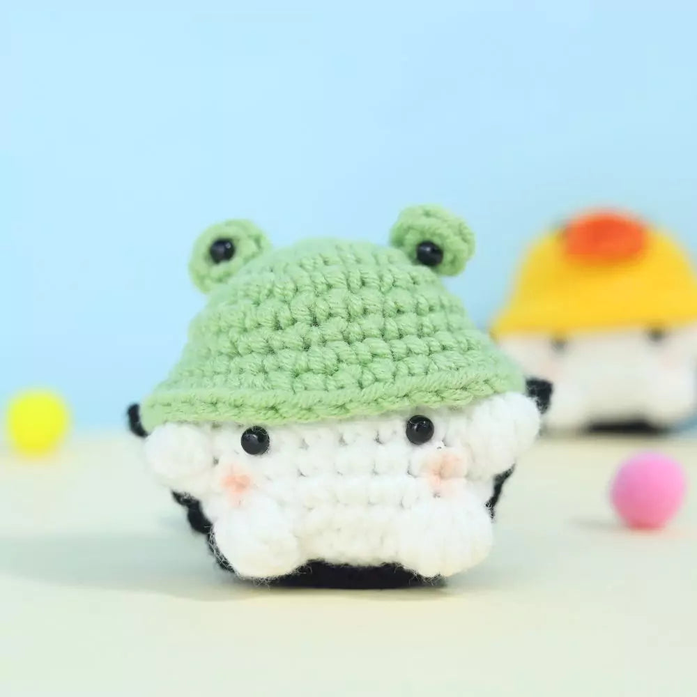 Frog Mushroom Crochet Pattern