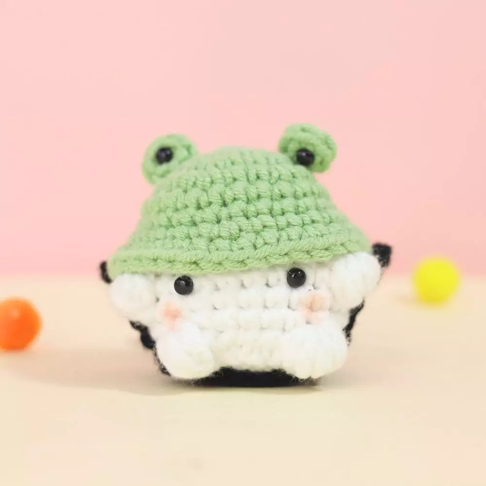 Frog Mushroom Crochet Pattern