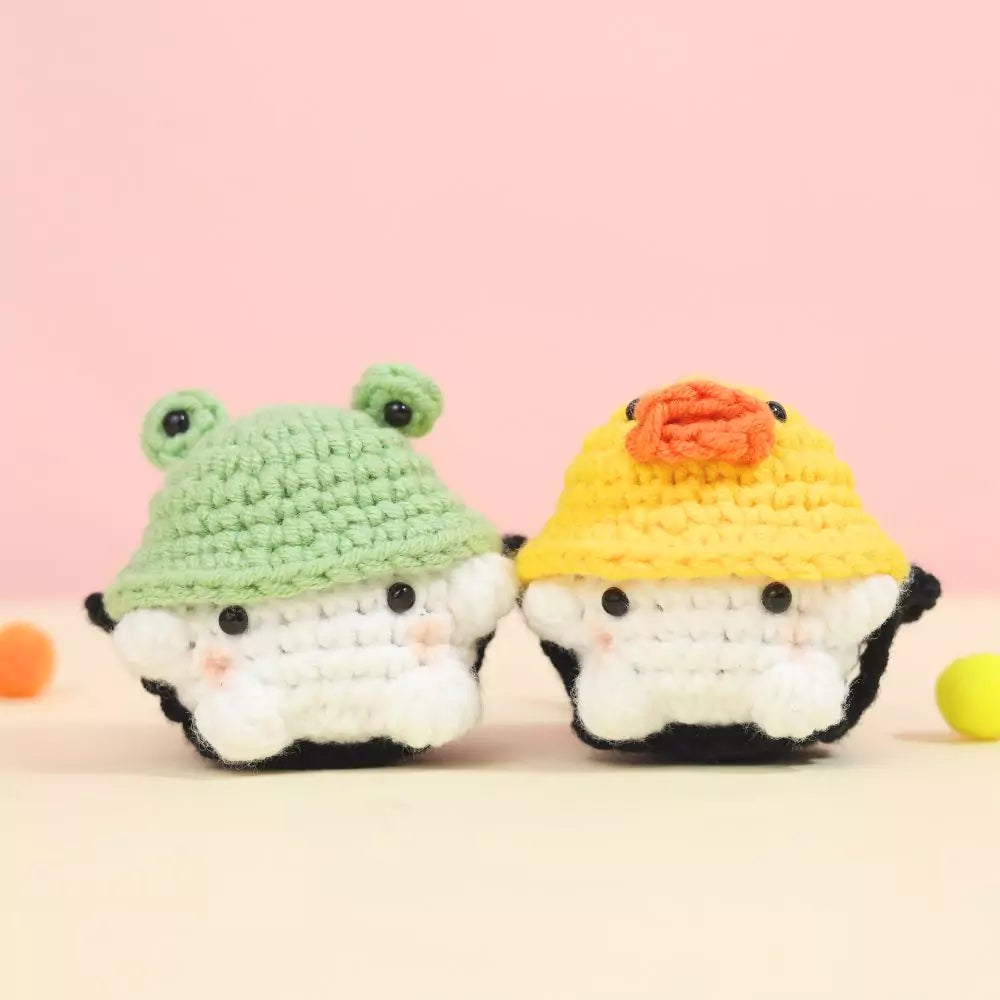 Frog Mushroom Crochet Pattern