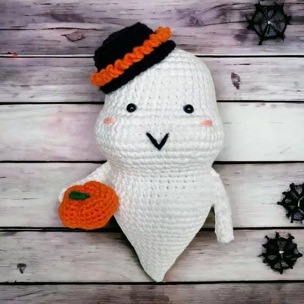 Ghost Holding Pumpkin - Hooktasy