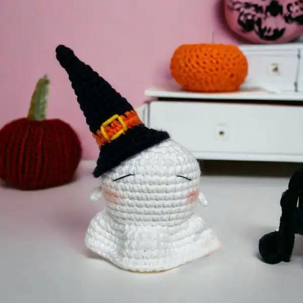 Ghost Wearing A Witch Hat - Hooktasy